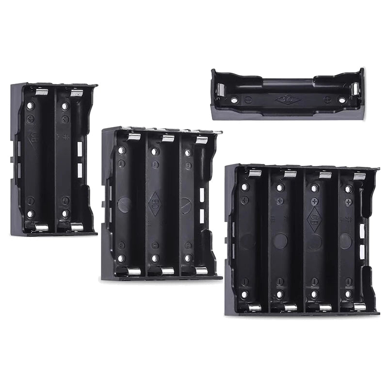 Abs 18650 Power Bank Gevallen 1X 2X 3X 4X 18650 Batterij Houder Opbergdoos Geval 1 2 3 4 Slot batterijen Container Met Harde Pin