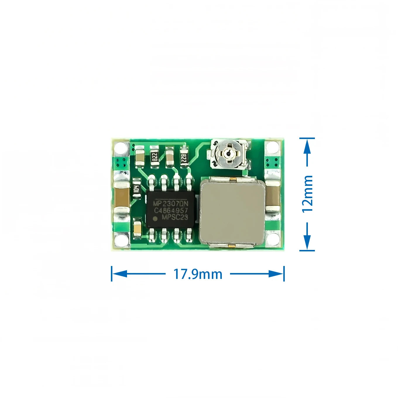 Mini360 DC-DC Buck Converter Step Down Module 4.75V-23V to 1V-17V 17x11x3.8mm SG125-SZ+