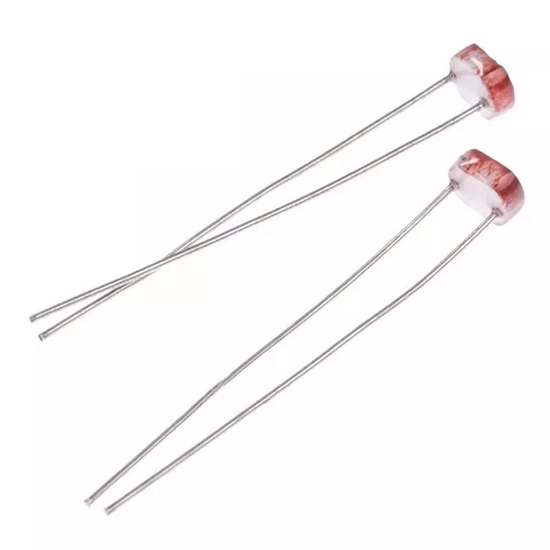 50PCS/lot LDR Photo Light Sensitive Resistor Photoelectric Photoresistor 5528 GL5528 5537 5506 5516 5539 5549 For Arduino