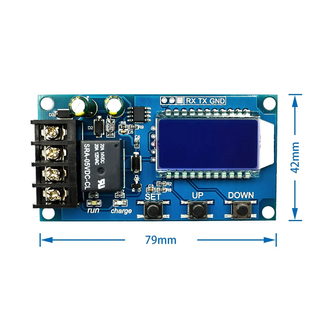 6-60v 10A Lead-acid Solar Storage Battery Charge Controller Module Protection Board charger Time Switch Battery Capacity