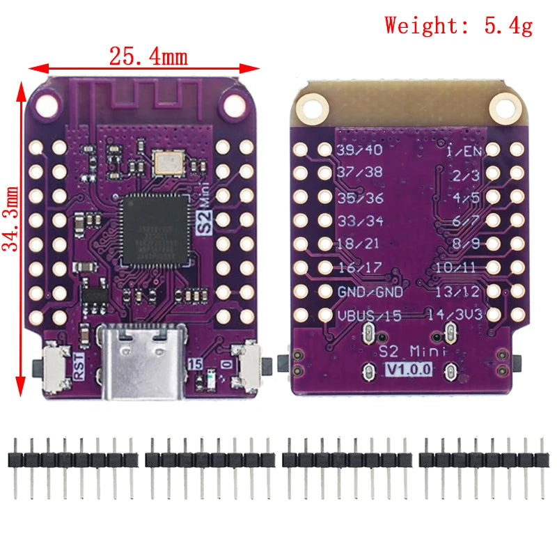 WeMos D1 Mini Pro V3.0 NodeMcu 4MB/16MB bytes Lua WIFI Internet of Things Development board based ESP8266 CH340G Nodemcu V2