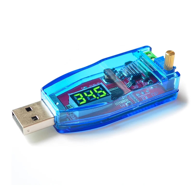 LED DC-DC 5V to DC 1-24V Adjustable Potentiometer USB Step Up/Down Buck Boost Converter Power Supply Voltage Regulator Module