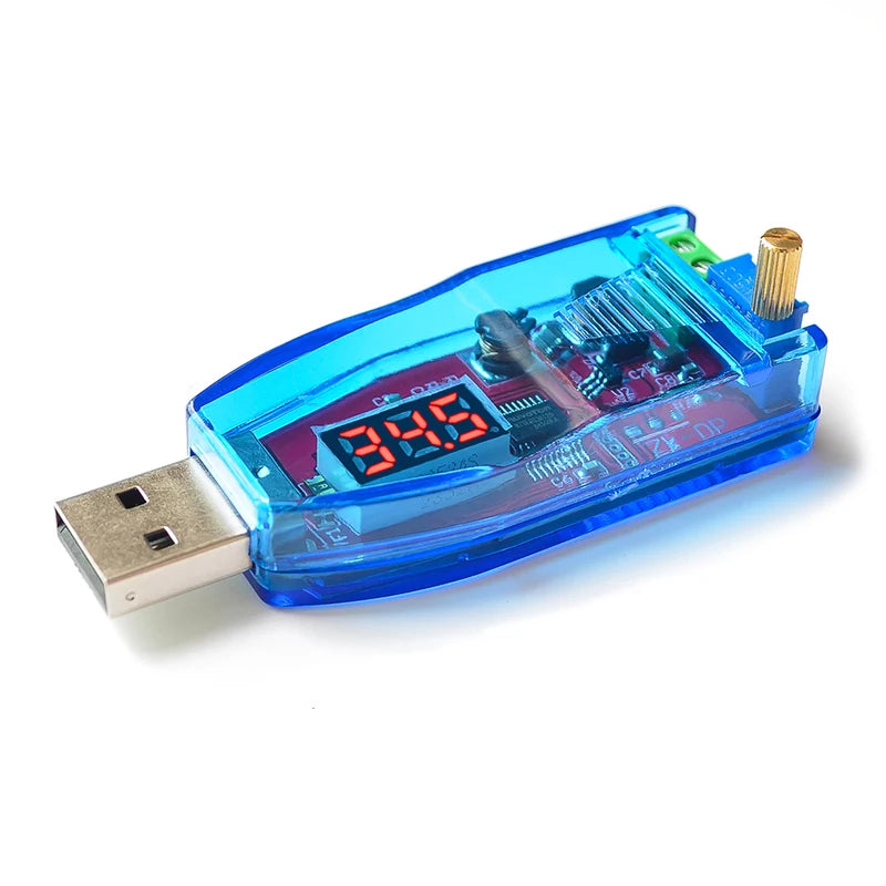 LED DC-DC 5V to DC 1-24V Adjustable Potentiometer USB Step Up/Down Buck Boost Converter Power Supply Voltage Regulator Module