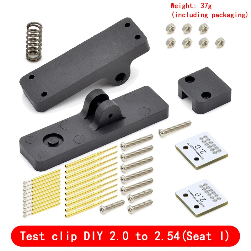 Test clip DIY program burning clip PCB fixture spacing 2.54mm 2.0mm 1.5mm1.27mm