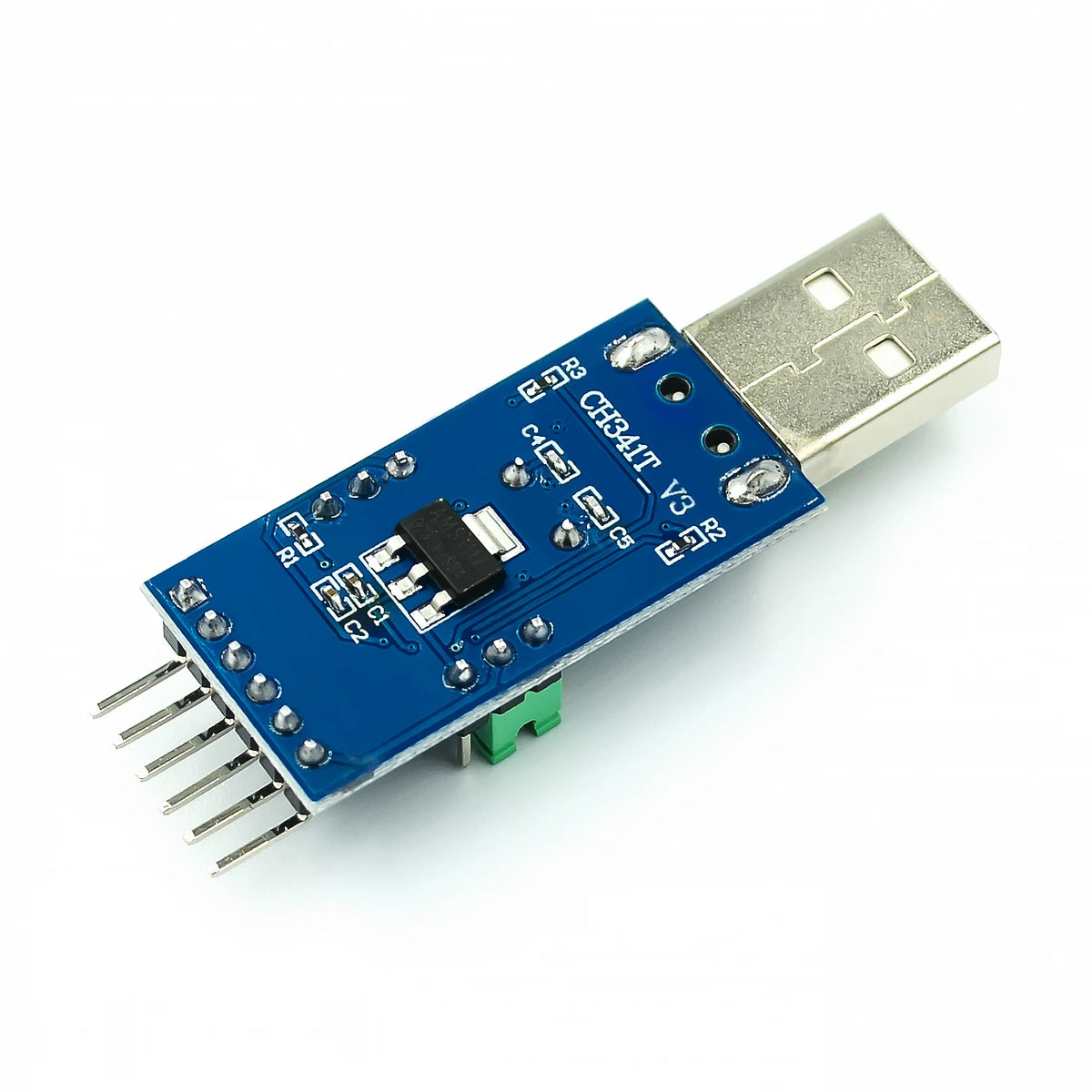 CH341T 2 in 1 module 3.3V 5V USB to I2C IIC UART USB to TTL single-chip serial port downloader
