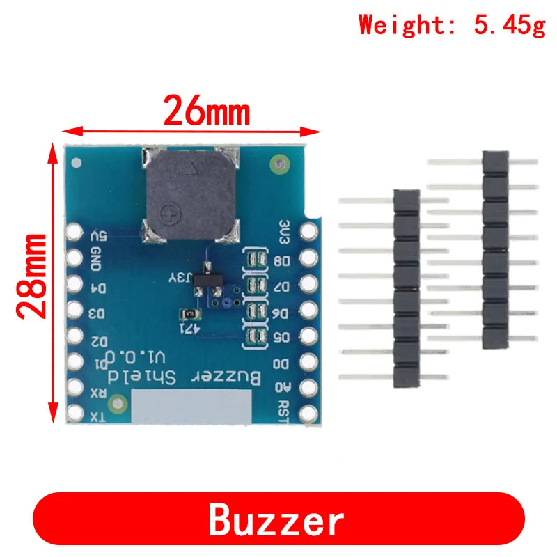 Esp8266 D1 Mini Pro Wifi Nodemcu Data Logger Shield Ds1307 Battery 0.66 Oled Dc Power Buzzer V1.0.0 Dual Base For Wemos Diy Kit