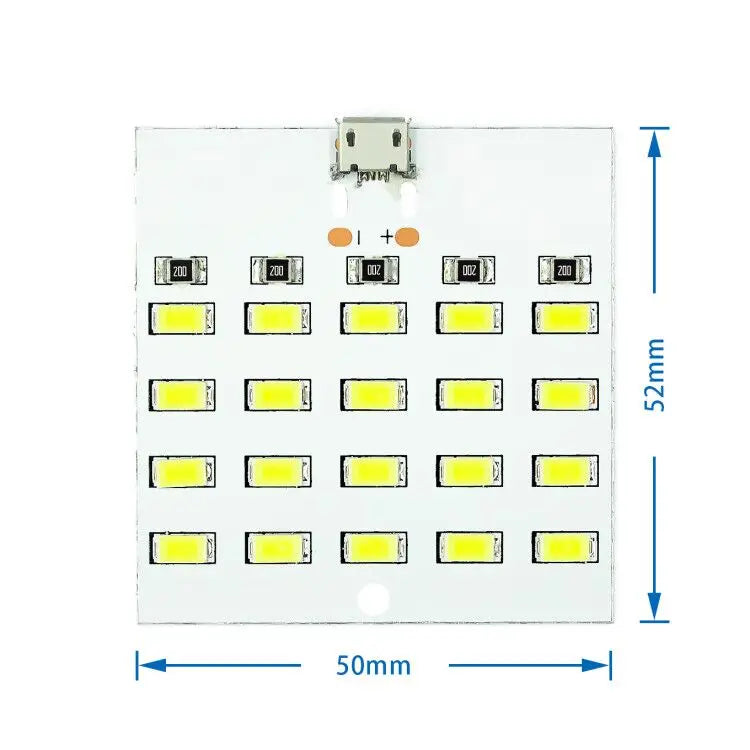 1PCS high quality 5730 smd 5V 430mA~470mA White Mirco Usb 5730 LED lighting panel USB mobile light Emergency light night light