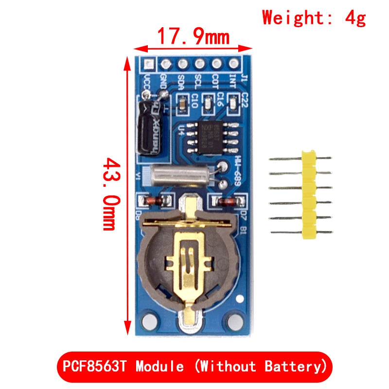 1PCS PCF8563 DS3231 PCF8523 AT24C32 DS1302 DS2121SN IIC Precision RTC Real Time Clock Memory Module For Arduino new original