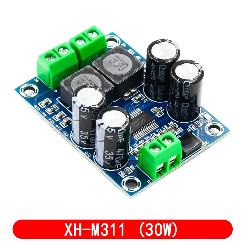 XH-M311 Mini Digital Amplifier Board TPA3118 Audio Amplifier Board Audio Power Amplifier Module Mono 60W