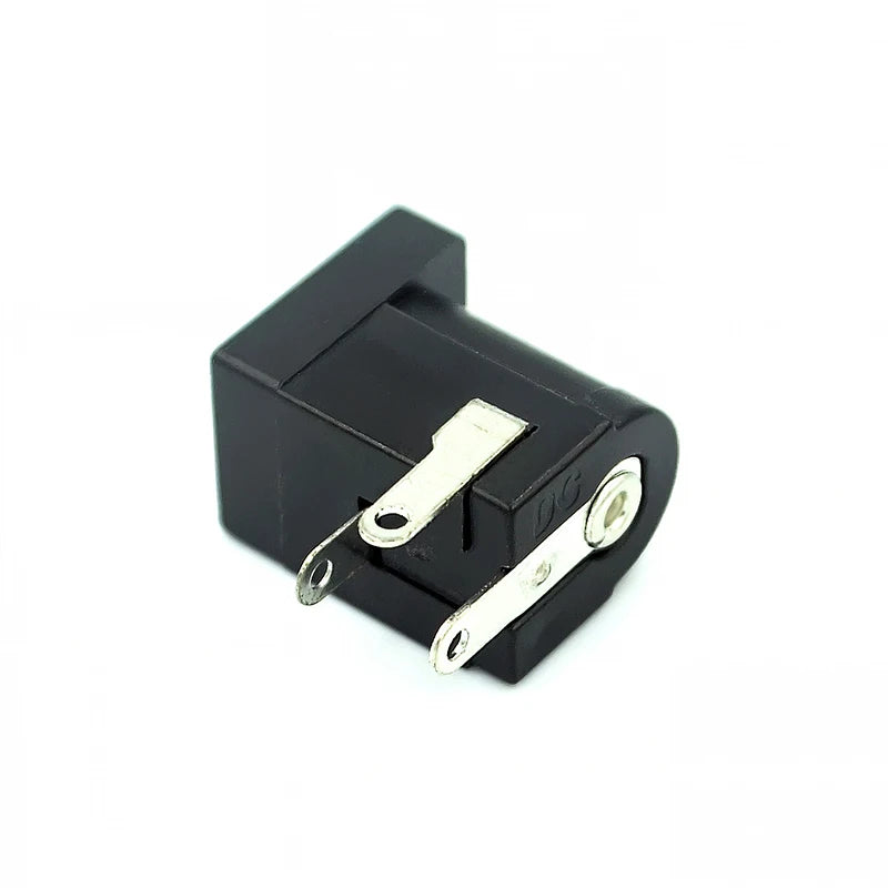 10Pcs DC-005 Black DC Power Jack Socket Connector DC005 5.5*2.1mm 2.1 socket Round the needle