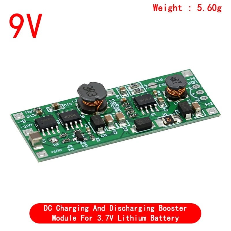 DC 5V 9V 12V Charging Step Up Booster Module for 18650 Lithium Battery UPS Voltage Converter Protection