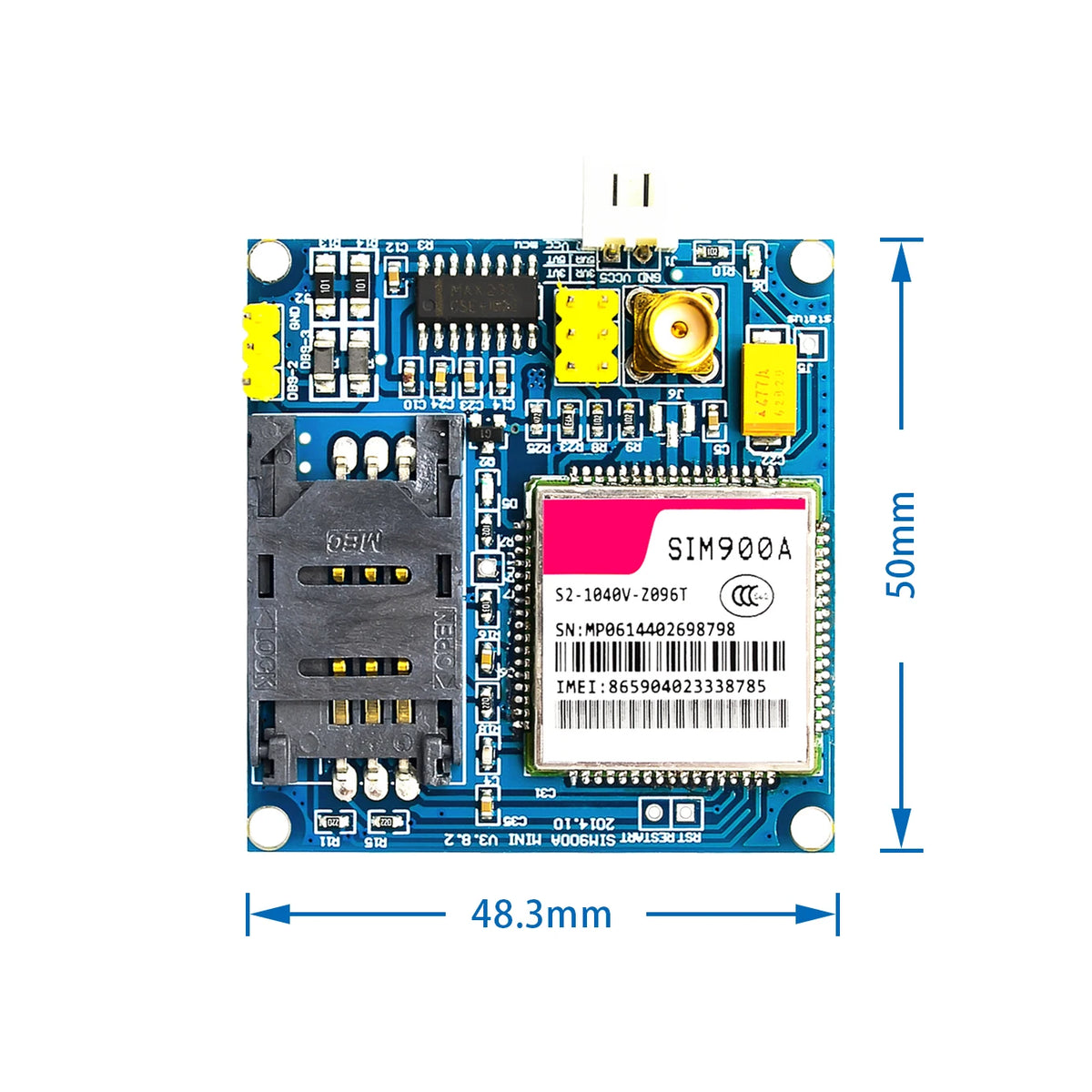 New SIM900A V4.0 Kit Wireless Extension Module GSM GPRS Board Antenna Tested Worldwide Store