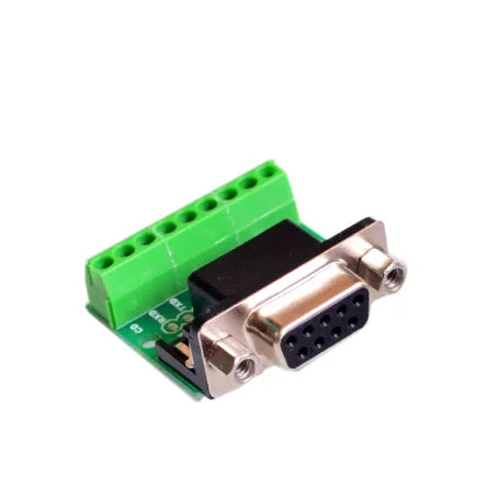 9pin Solderless Connectors DB9 RS232 Serial to Terminal Female Male Adapter Connector Breakout Board