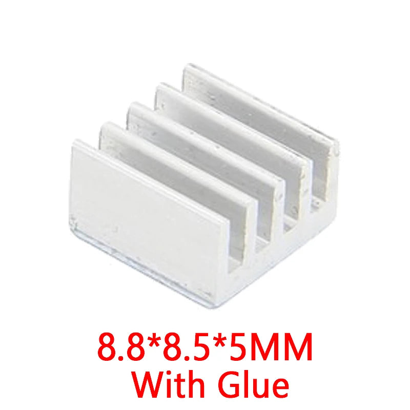 5PCS/LOT 3D Printer For Raspberry Pi Heat Sink A4988 chip Aluminum Heatsink Radiator Cooling Kit For Raspberry Pi