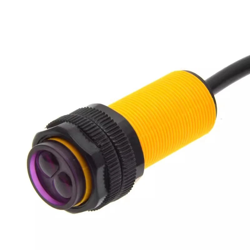 E18-D80NK Infrared Obstacle Avoidance Photoelectric Sensor Proximity Switch 3-80cm Detection Range Adjustable