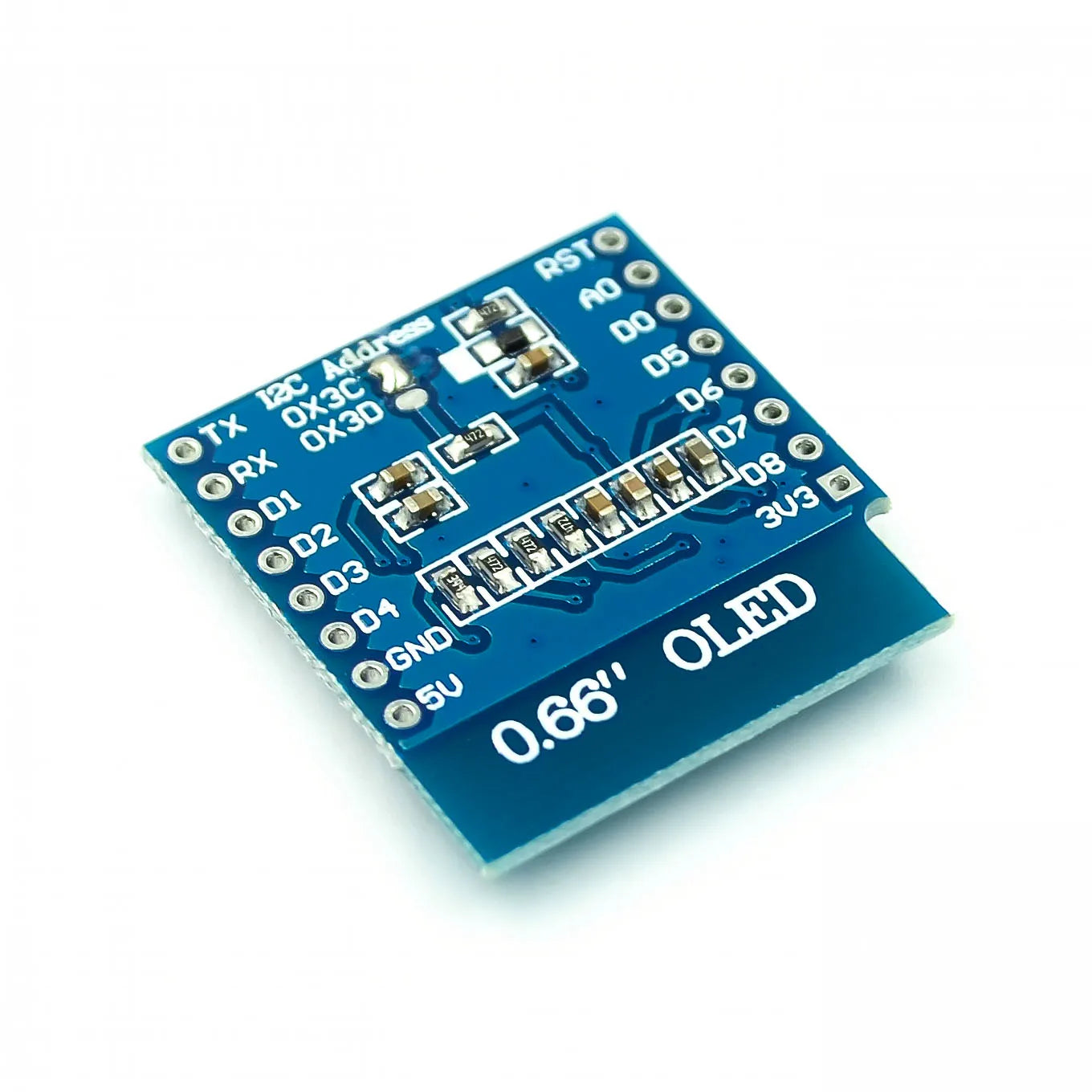 0.66 inch OLED Display Module for WEMOS D1 MINI ESP32 Module Arduino AVR STM32 64x48 0.66 LCD Screen IIC I2C OLED