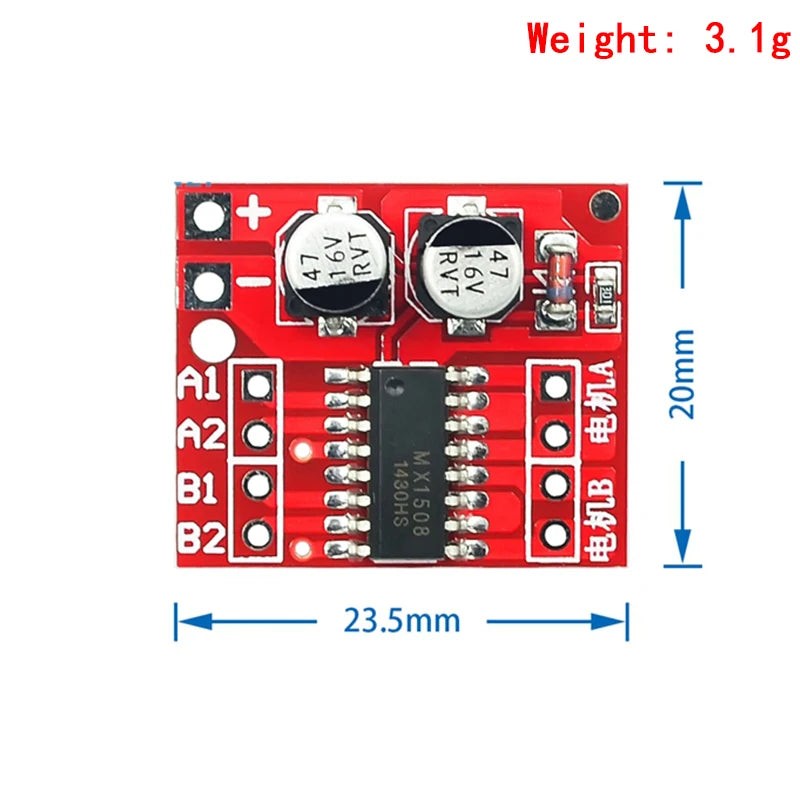 DC Motor Drive Module Reversing PWM Speed Dual H Bridge Stepper Motor Mini Victory L298N