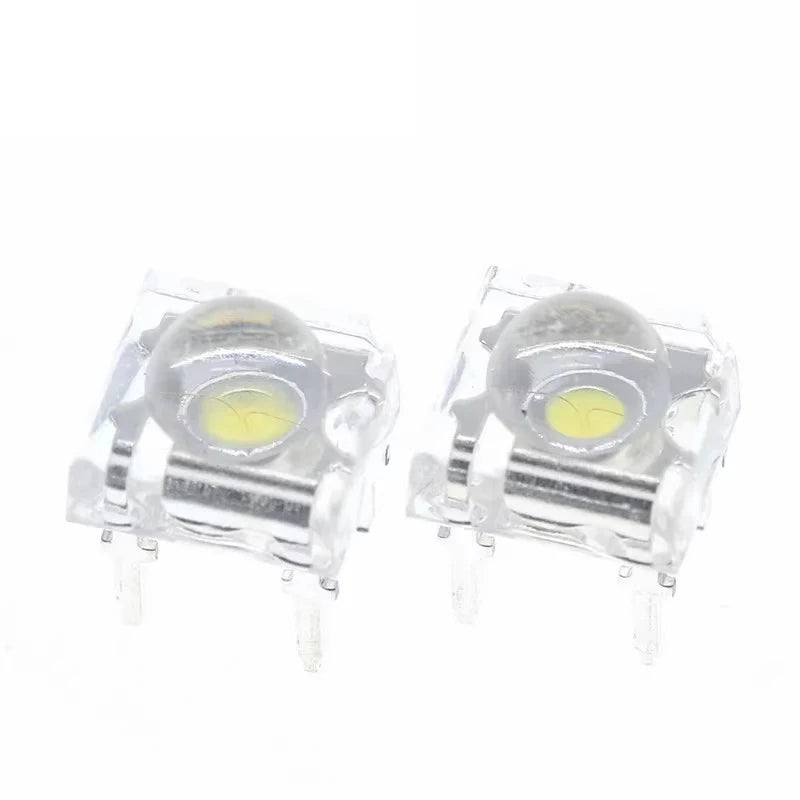 10Pcs 5mm F5 Piranha LED White Red Green Amber Clear 5mm LED Diode Light-Emitting-Diodes 4-pins Piranha LED Diodos Brightness