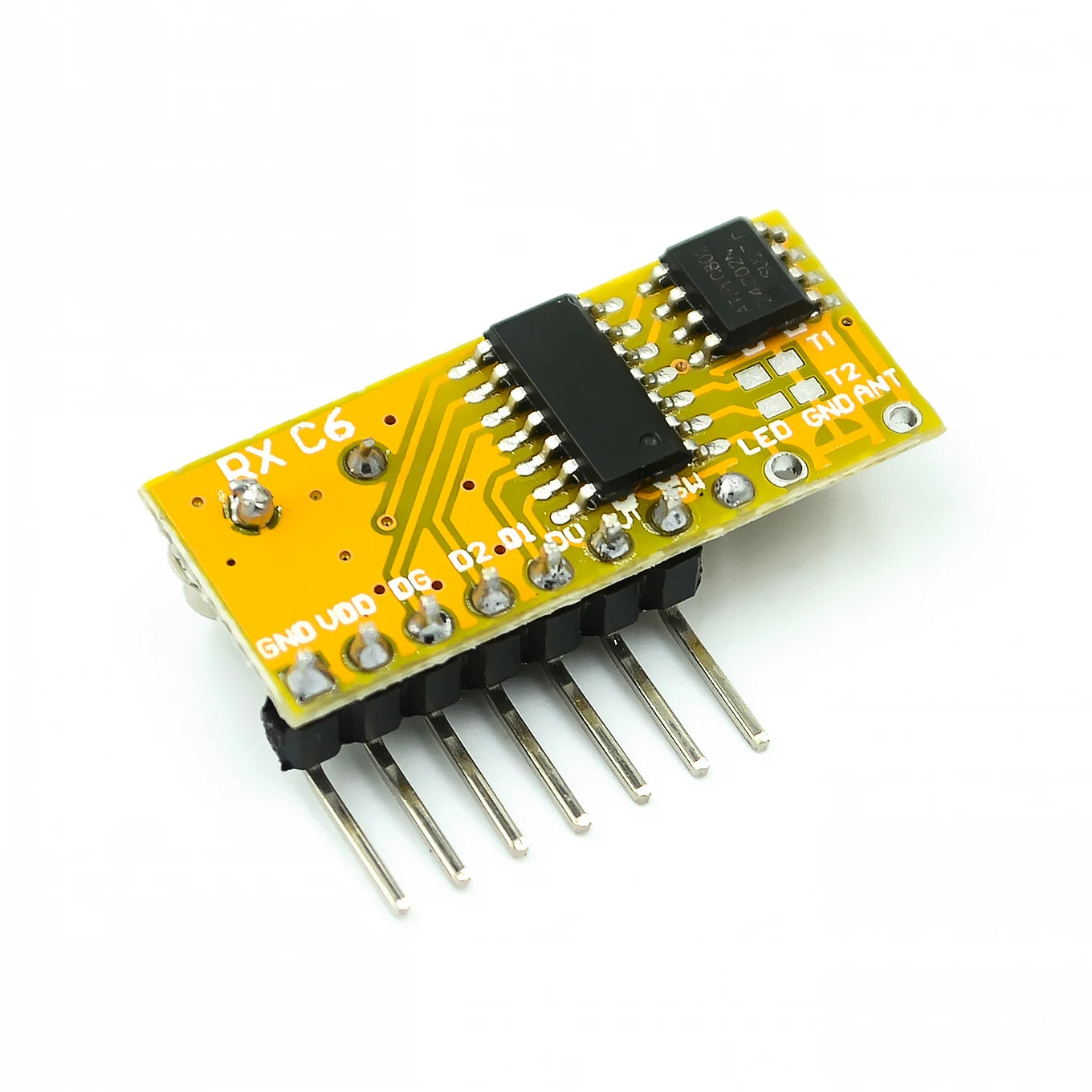 RXC6 433Mhz Superheterodyne Wireless Receiver PT2262 Code Steady for /AVR Module With Learning Code Mode