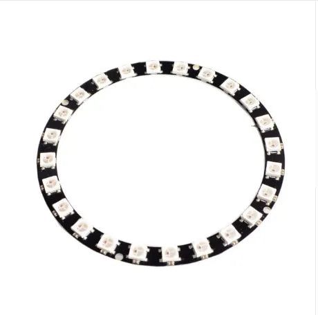 8 Bit 12 Bit 16 Bit 24 32 40 Bit WS2812 5050 RGB LED Ring Lamp Light with Integrated Drivers