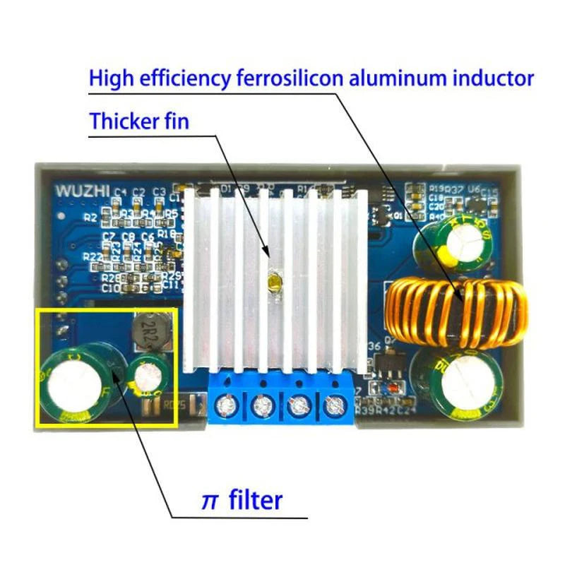ZK-4KX ZK-5KX DCDC Buck Boost Converter CC CV 0.5-30V 4A 5V 6V 12V 24V Power Module Adjustable Regulated laboratory power supply