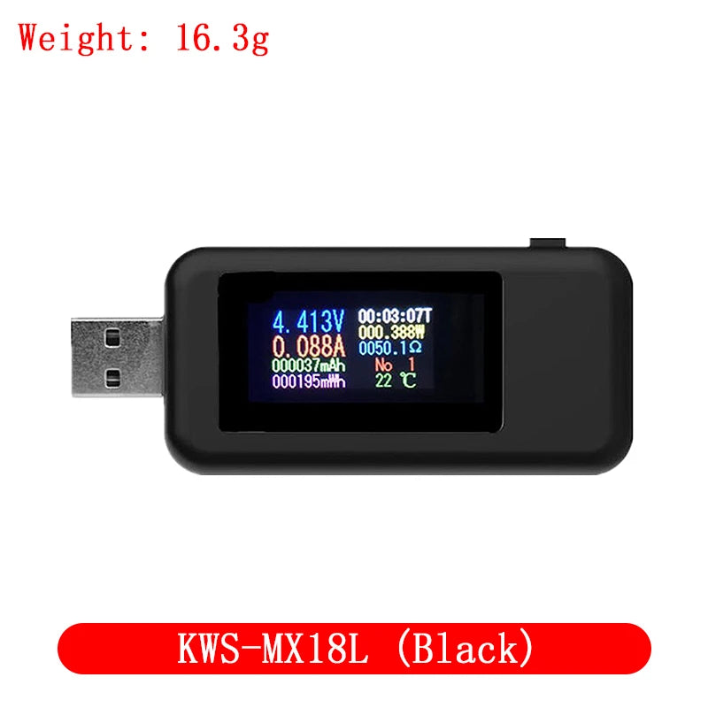 10 in 1 USB Tester DC Digital Voltmeter Amperimetro Current Voltage Meter Amp Volt Ammeter Detector Power Bank Charger Indicator