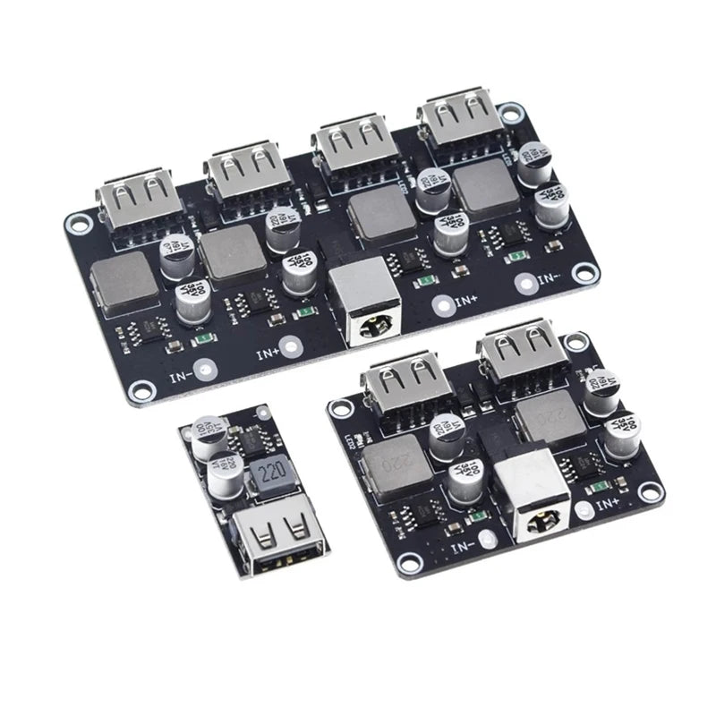 USB QC3.0 QC2.0 USB DC-DC Buck Converter Charging Step Down Module 6-32V 9V 12V 24V to Fast Quick Charger Circuit Board 5V