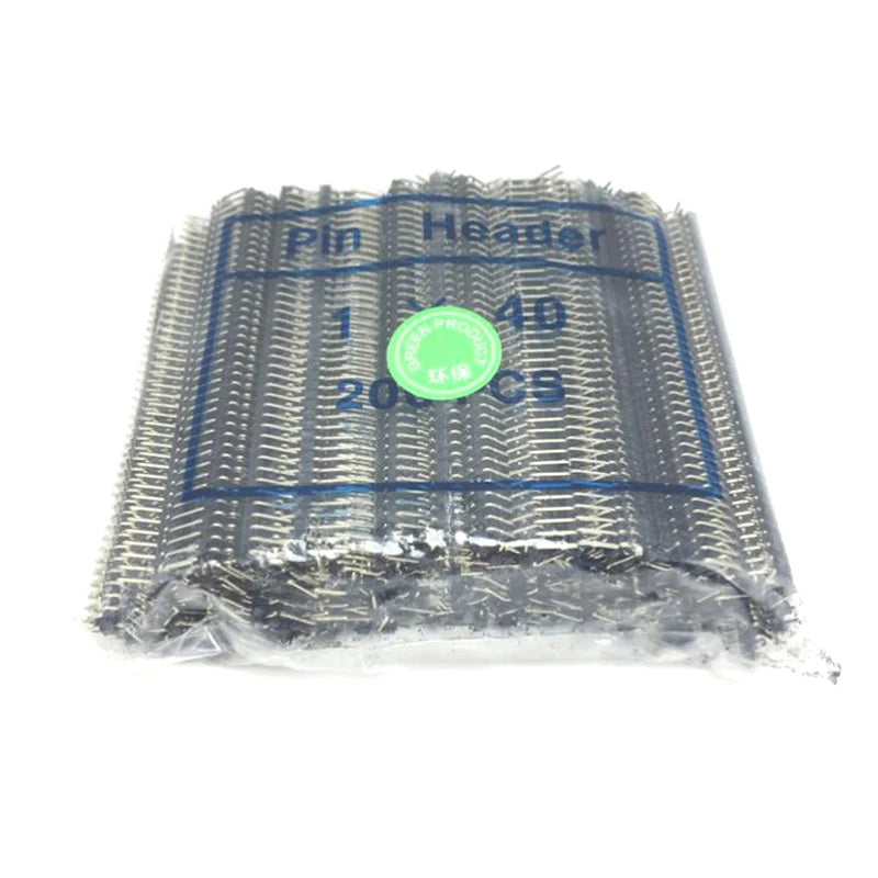 20PCS 40Pin 2.54mm Single Row Straight Male Pin Header Connector Strip For PBC Ardunio
