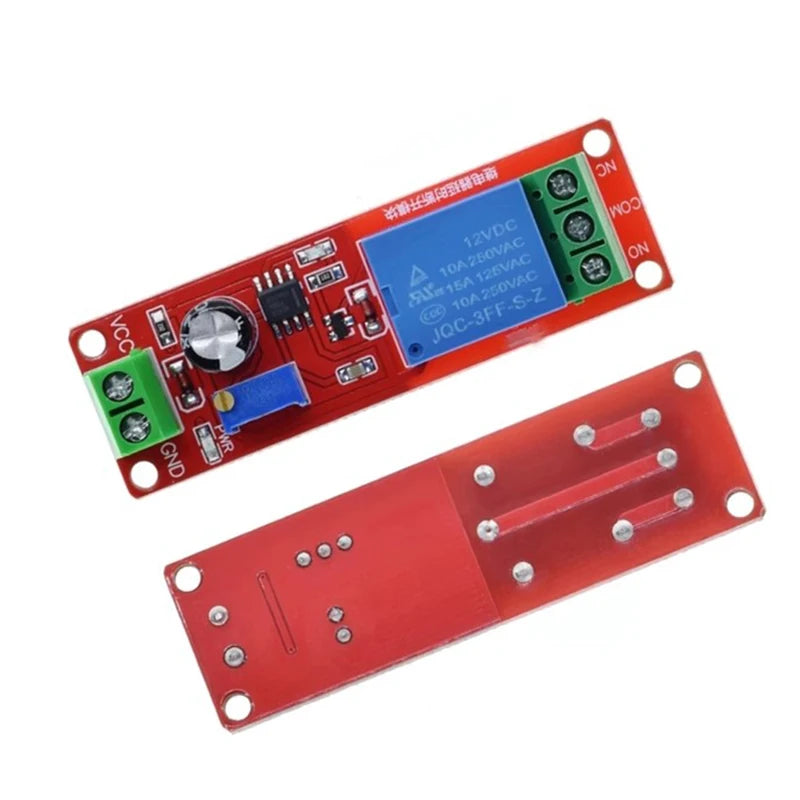 DC 5V 12V Time Delay Relay NE555 Time Relay Shield Timing Relay Timer Control Switch Car Relays Pulse Generation Duty Cycle