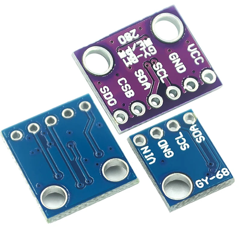GY-68 GY-63 BMP180 BMP280 GY68 Digital Barometric Pressure Sensor Board Module compatible with BMP085 MS5611 For Arduino