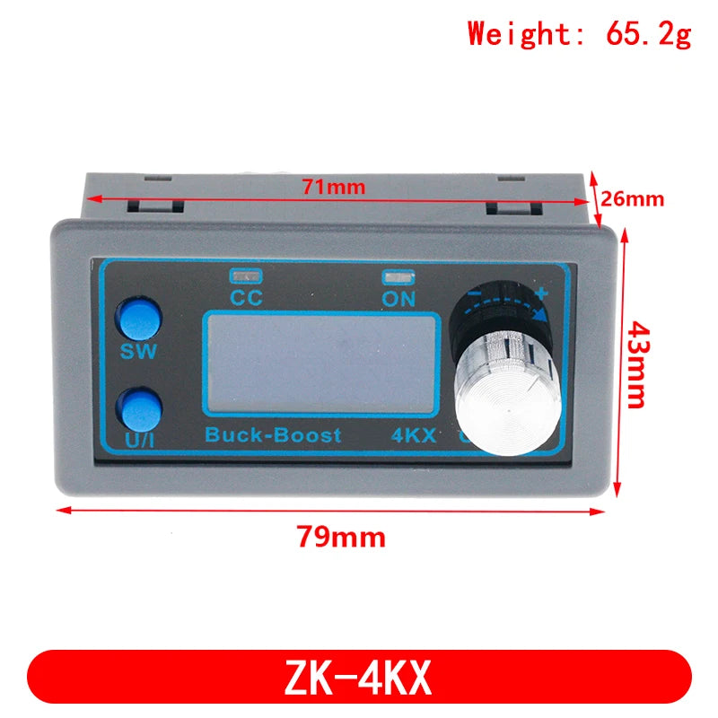 ZK-4KX ZK-5KX DCDC Buck Boost Converter CC CV 0.5-30V 4A 5V 6V 12V 24V Power Module Adjustable Regulated laboratory power supply