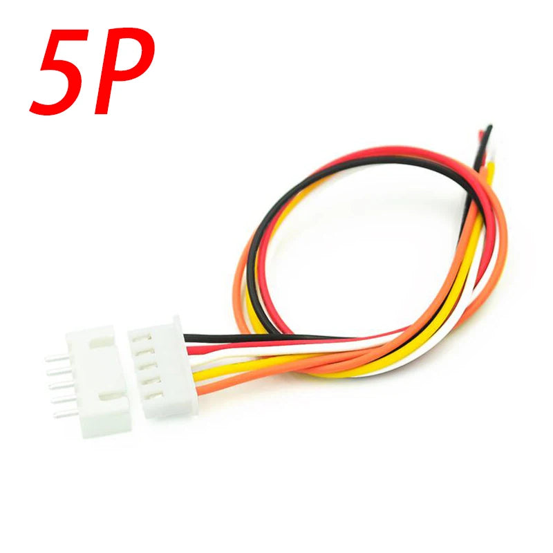 10Sets JST XH2.54 XH 2.54mm Wire Cable Connector 2/3/4/5/7 Pin Pitch Male Female Plug Socket 20cm Wire Length 26AWG