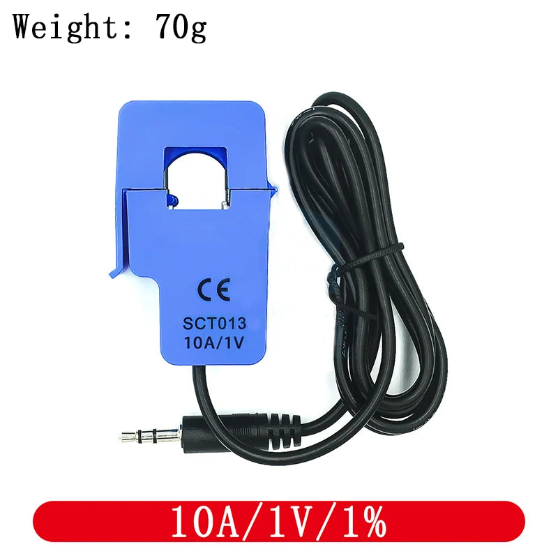 SCT-013-000 10A 20A 30A 50A 60A 100A Non-invasive Split Core Current Transformer AC current sensor