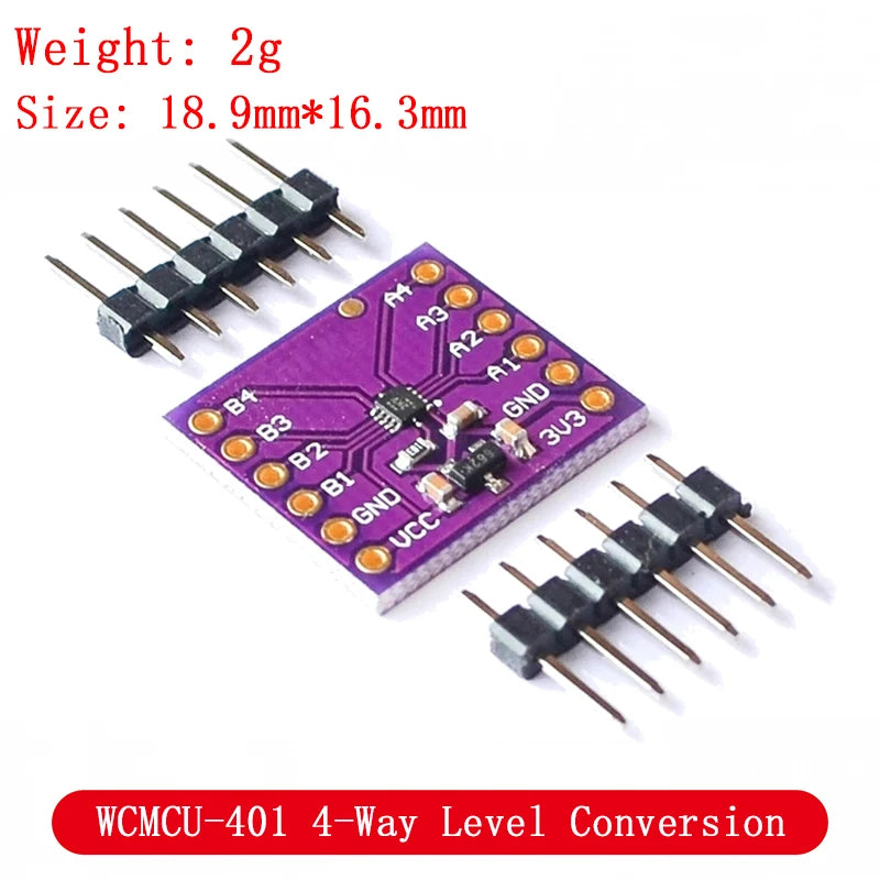2 Channel 4 8 way IIC I2C UART SPI TTL Logic Level Converter Bi-Directional Module 5V to 3.3V For Arduino Compatible Breadboard