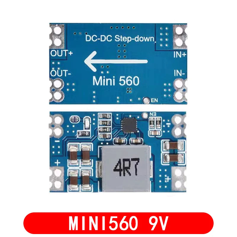 Mini560 5A High Efficiency Output 3.3V 5V 9V 12V Step Down DC-DC Converter Voltage Regulator Buck Stabilized Power Supply Module
