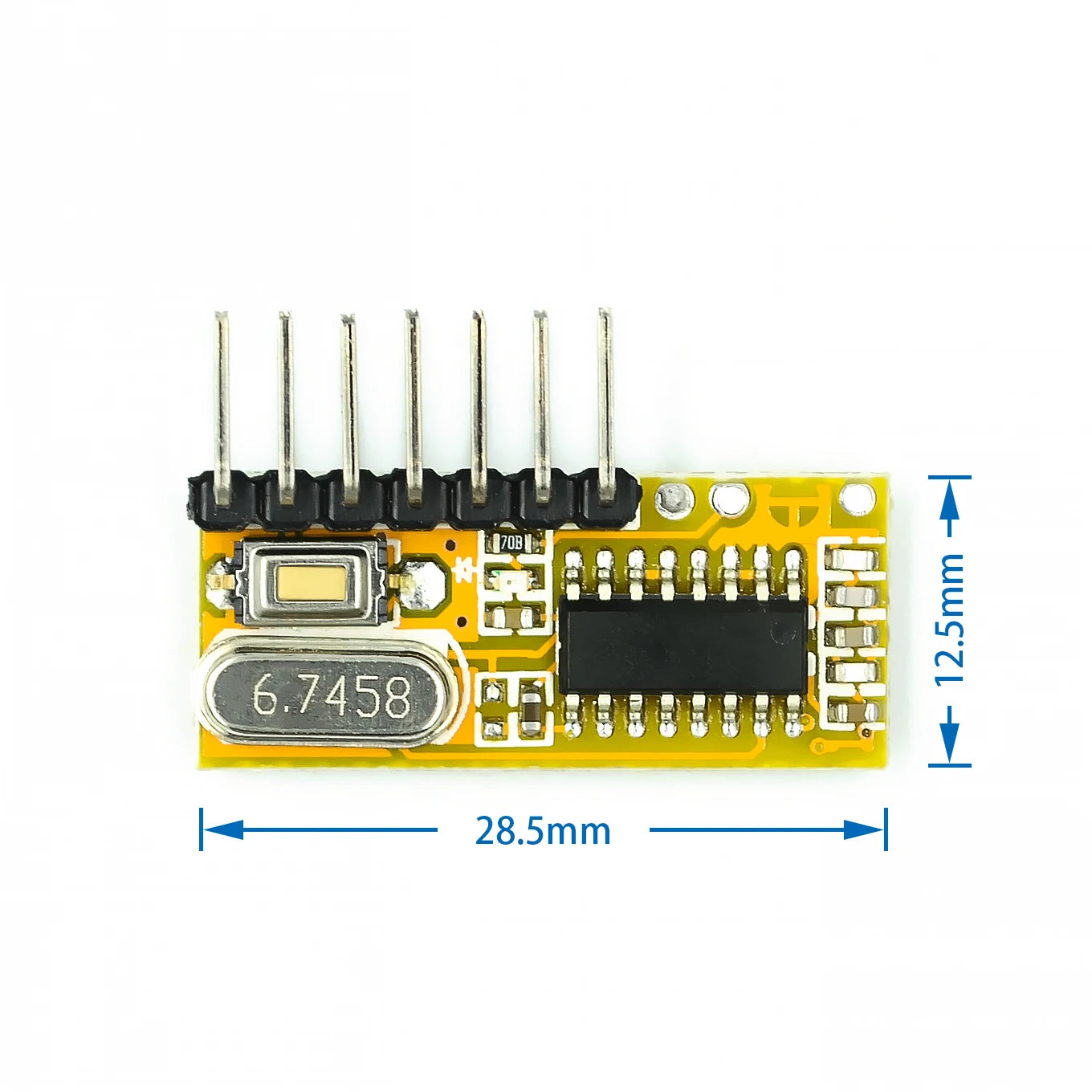 RXC6 433Mhz Superheterodyne Wireless Receiver PT2262 Code Steady for /AVR Module With Learning Code Mode