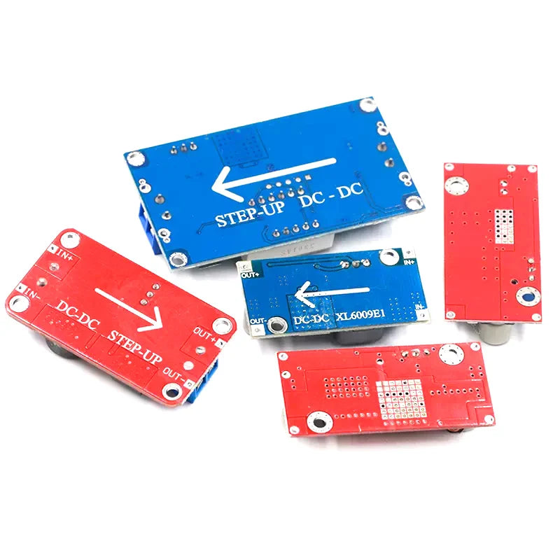 XL6009/XL6019 4A Boost Converter Step Up Adjustable 15W 5-32V to 5-50V DC-DC Power Supply Module High Performance Low Ripple