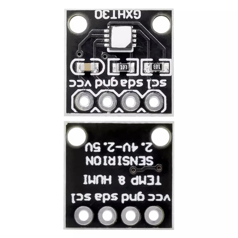 GXHT30 Temperature Humidity Sensor Module Microcontroller IIC I2C Breakout Weather Compliant Compatible SHT31 SHT30 For Arduino