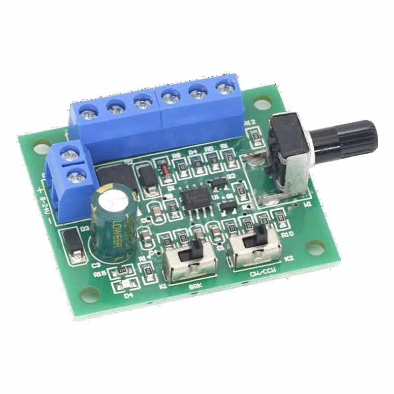 DC8-24V Brushless DC Motor Speed Controller Driver PWM Speed Control Board Pinpoint Regulator Forward And Backward Control 18KHz