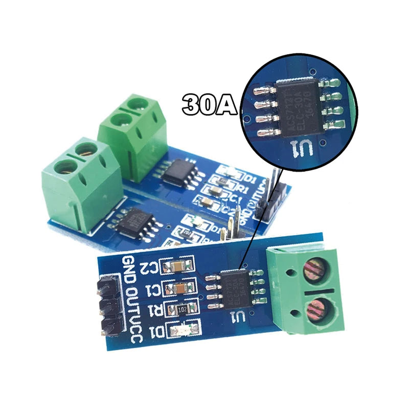 ACS712 5A 20A 30A Range Hall Current Sensor Module For Arduino ACS712-30A ACS712-20A