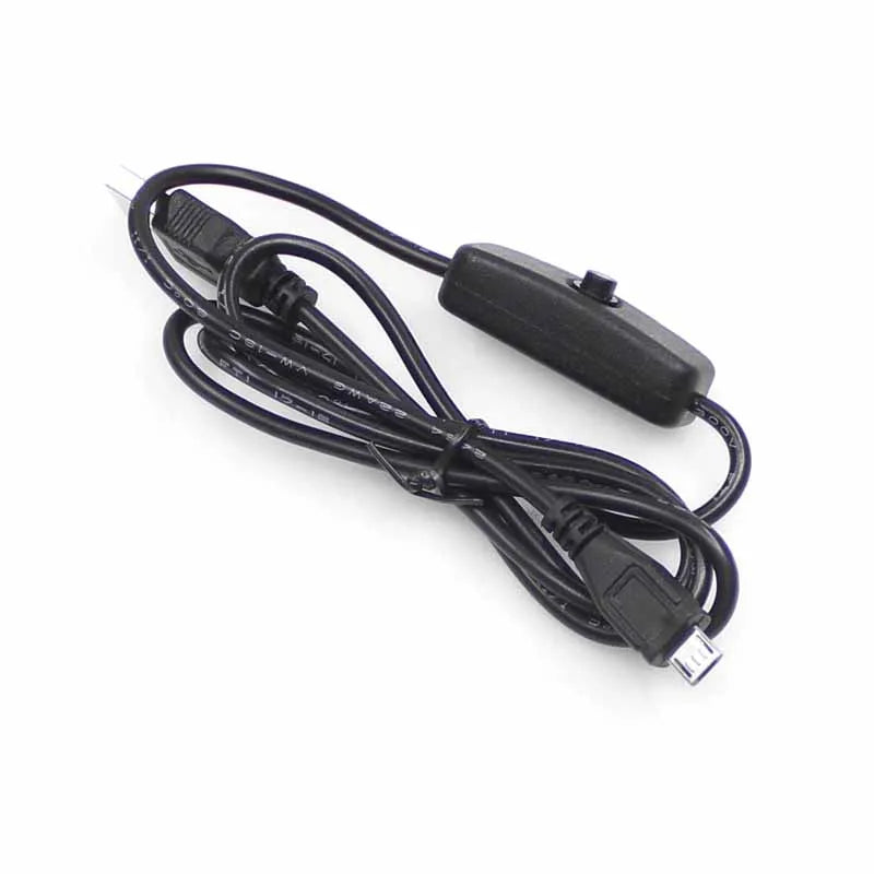 Universal USB Type C 5V 3A Charging Cable For Raspberry Pi 4 Power Cable With ON/OFF Switch For RPI 4 Model B RPI 4B Compute
