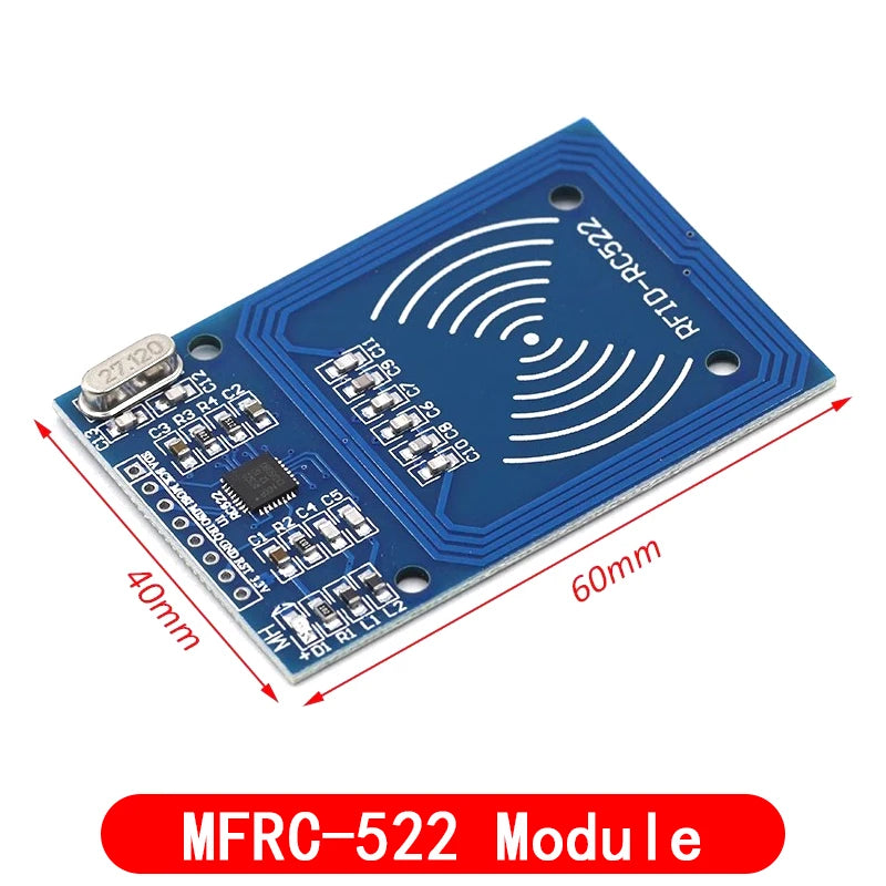 MFRC-522 RC522 RFID RF card sensor module to send S50 Fudan card, keychain watch nmd raspberry pi
