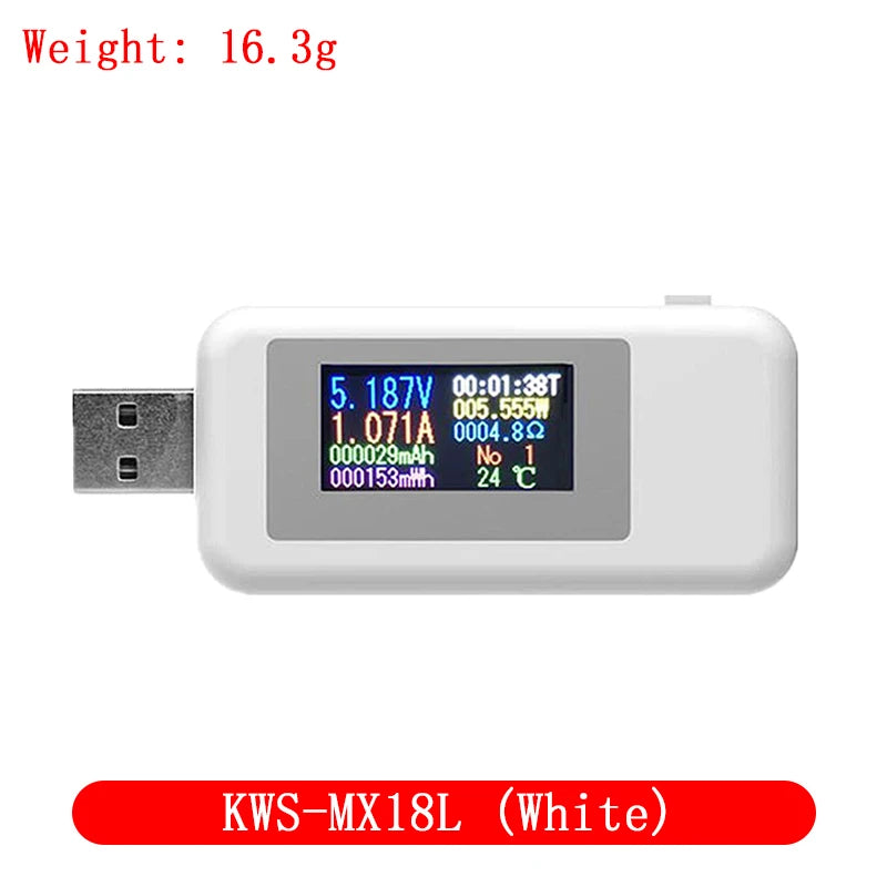 10 in 1 USB Tester DC Digital Voltmeter Amperimetro Current Voltage Meter Amp Volt Ammeter Detector Power Bank Charger Indicator