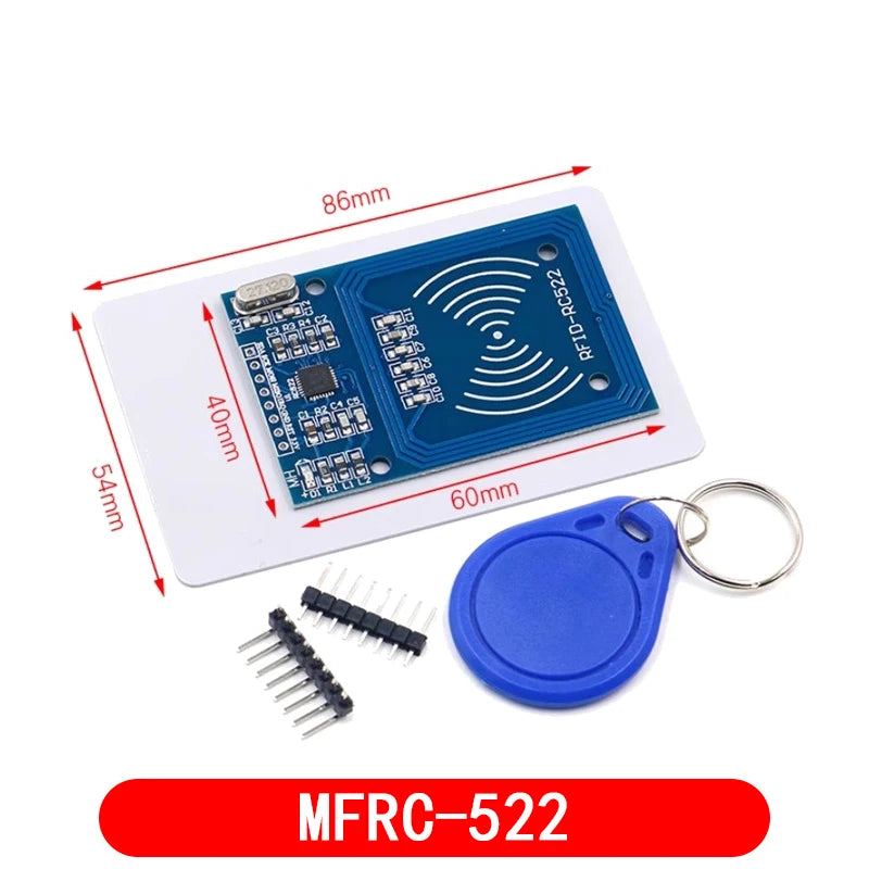MFRC-522 RC522 RFID RF card sensor module to send S50 Fudan card, keychain watch nmd raspberry pi