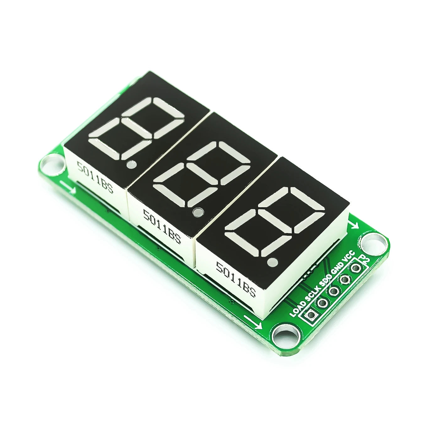 Red 74HC595 Static Driving 2 3 4 Segment Digital Display Module Seamless Can Series 0.5-inch 2-bright Red