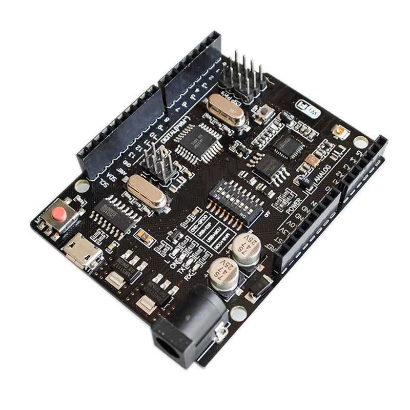 UNO R3 + WiFi ATmega328P+ESP8266 (32Mb memory) USB-TTL CH340G For Arduino Uno NodeMCU WeMos ESP8266 One New Arrival