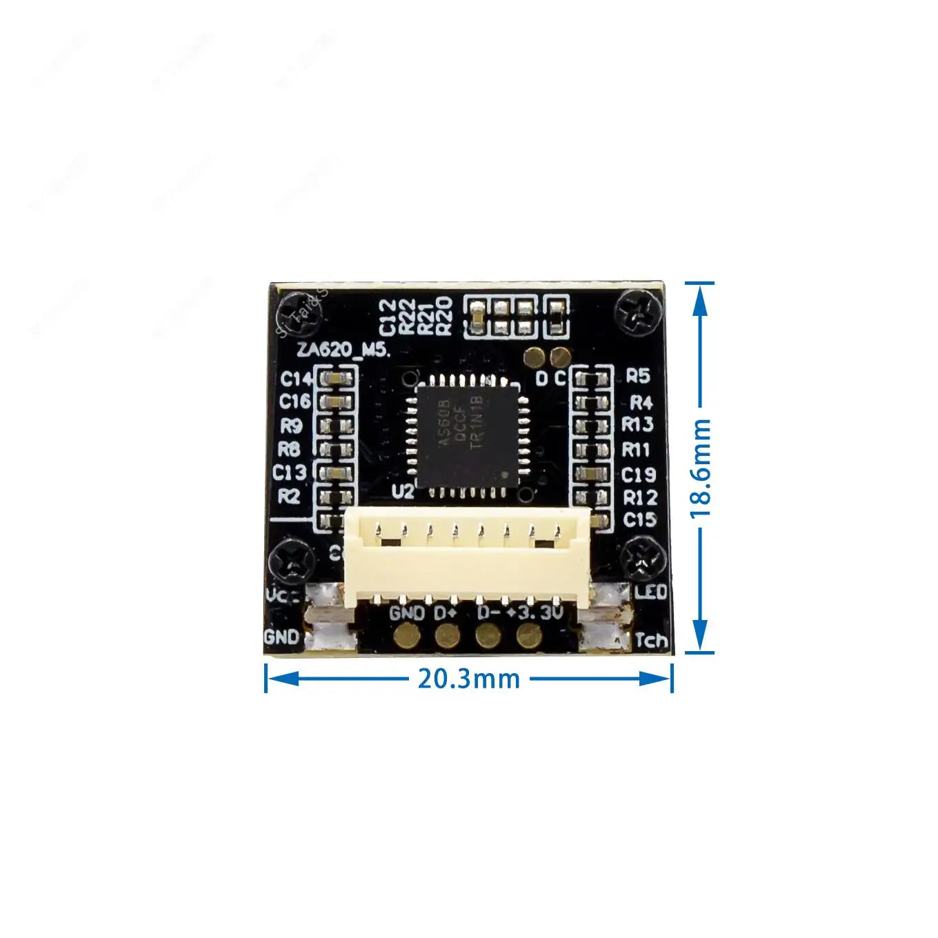 AS608 Fingerprint Reader Sensor Module Optical Fingerprint Fingerprint Module For Arduino Locks Serial Communication Interface