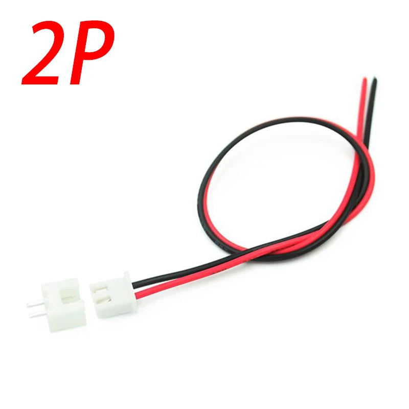 10Sets JST XH2.54 XH 2.54mm Wire Cable Connector 2/3/4/5/7 Pin Pitch Male Female Plug Socket 20cm Wire Length 26AWG