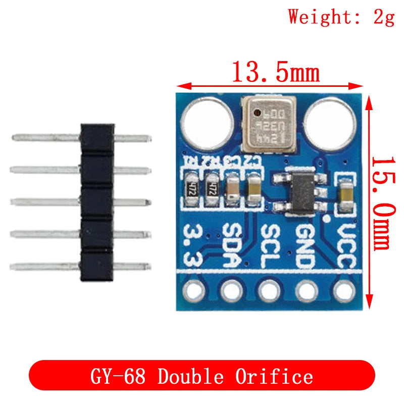 GY-68 GY-63 BMP180 BMP280 GY68 Digital Barometric Pressure Sensor Board Module compatible with BMP085 MS5611 For Arduino