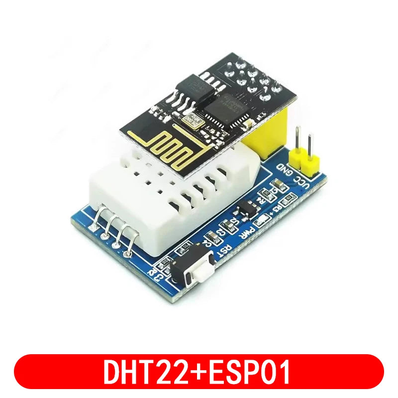 ESP8266 ESP-01 ESP-01S DHT11 DHT22 AM2302 Digital Temperature Humidity Sensor Wifi Module Replace SHT11 SHT15 High Precision